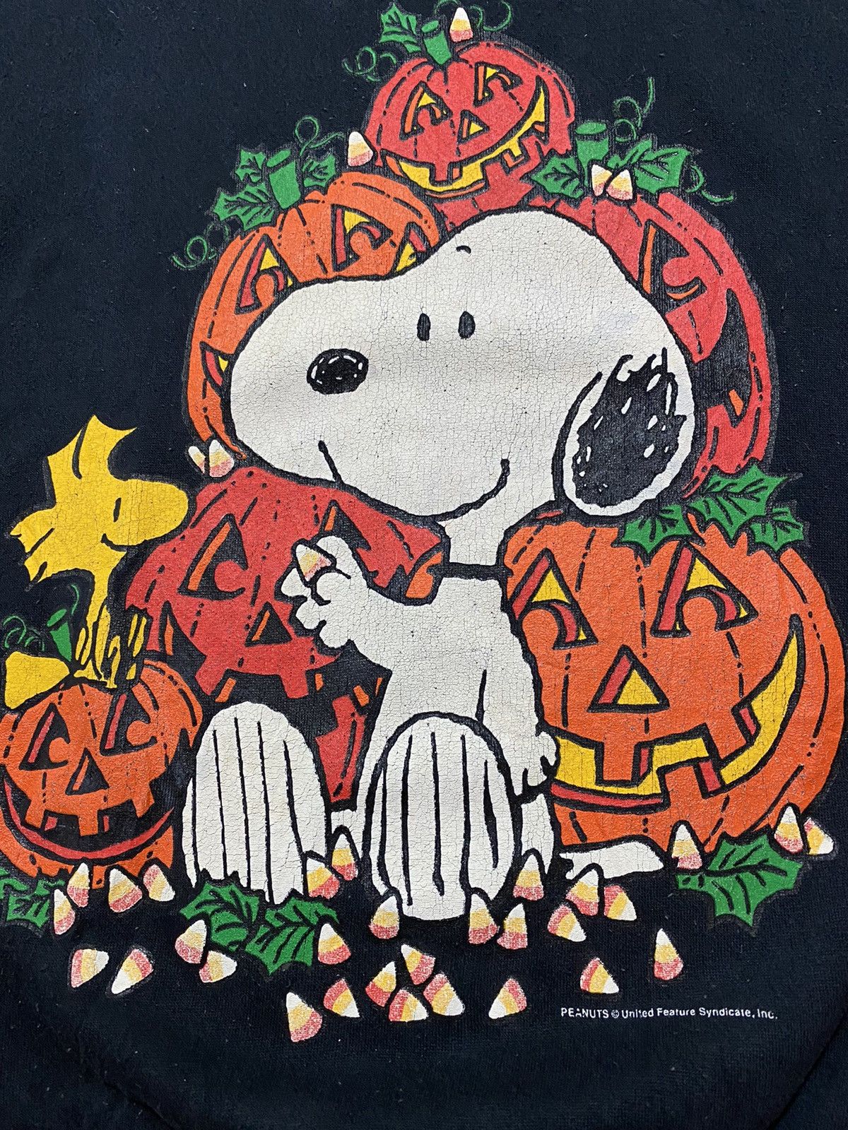 Peanuts × Vintage Vintage Peanuts X Hallowen Sweatshirt Size US L / EU 52-54 / 3 - 2 Thumbnail