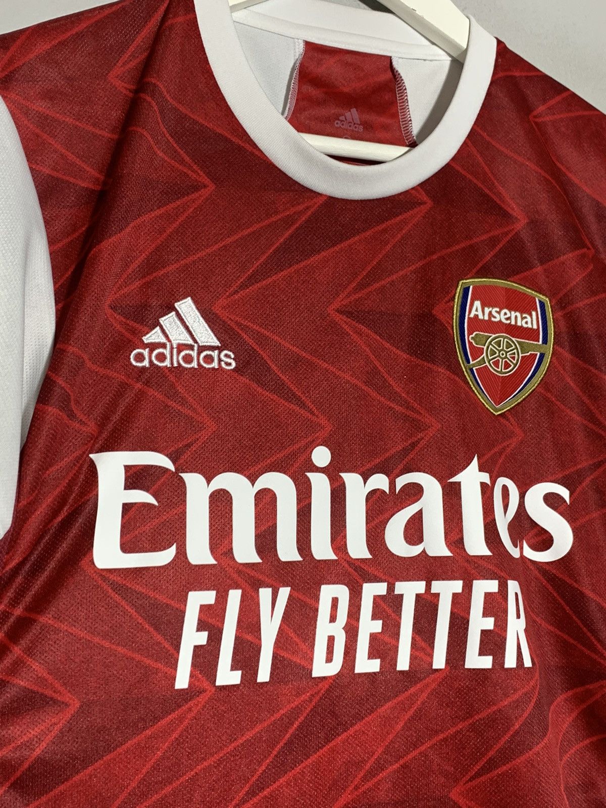 Adidas Arsenal London Adidas 2020/21 Football Shirt Soccer Jersey Size US S / EU 44-46 / 1 - 4 Thumbnail