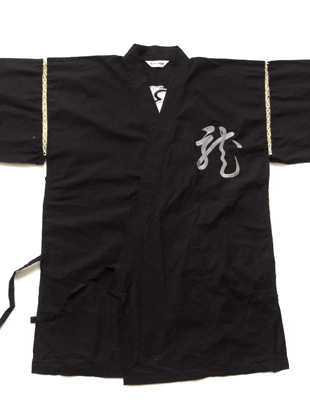Vintage Vintage Kimono Dragon embroidered Big Logo Black Size US L / EU 52-54 / 3 - 3 Thumbnail