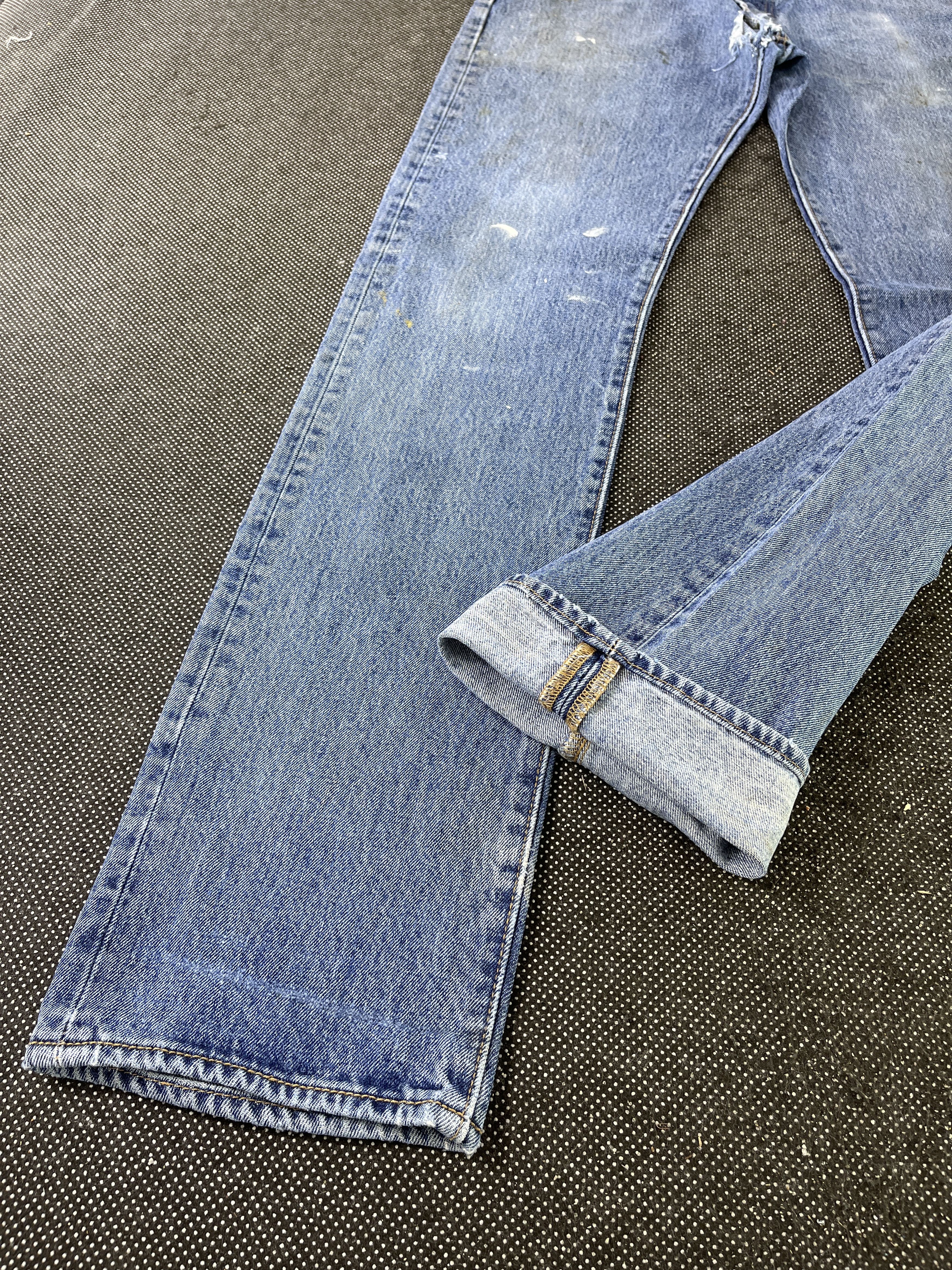 Levi's Vintage Levis 501 Painted Ripped Jeans - J285 Size US 34 / EU 50 - 6 Thumbnail