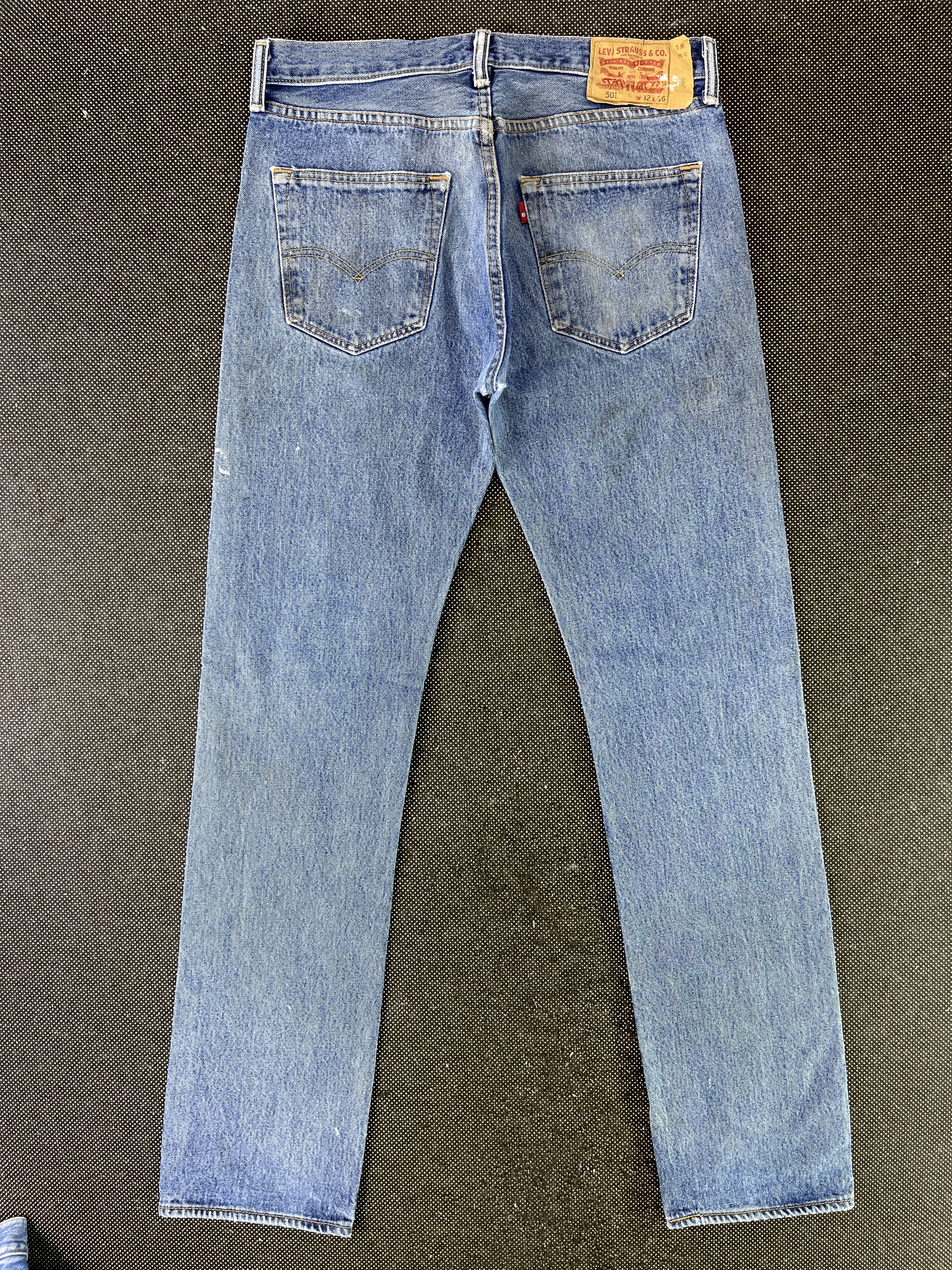 Levi's Vintage Levis 501 Painted Ripped Jeans - J285 Size US 34 / EU 50 - 2 Thumbnail