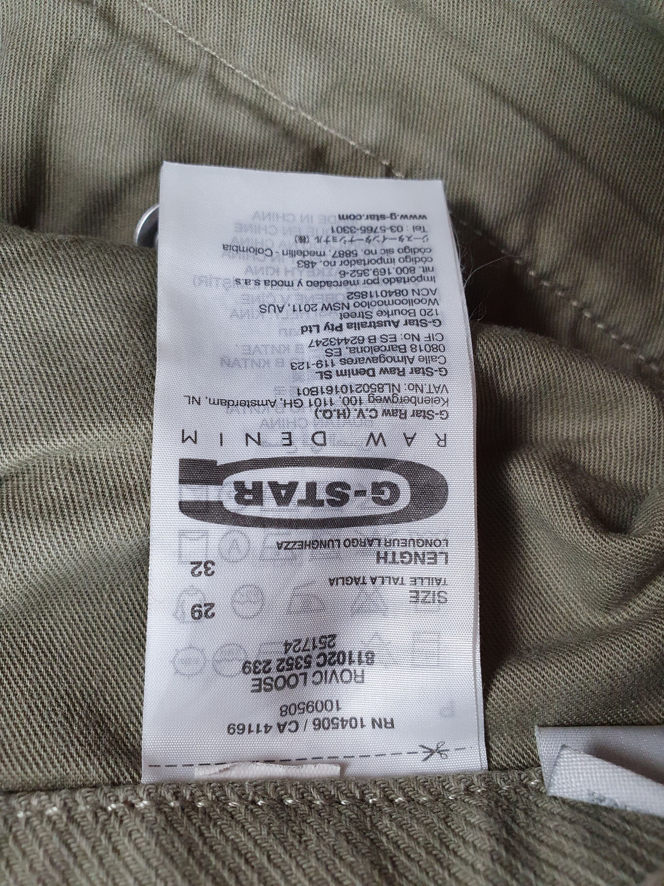 G-Star Gstar Rovic Loose Cargo Military Utility Pant Size US 29 - 9 Thumbnail