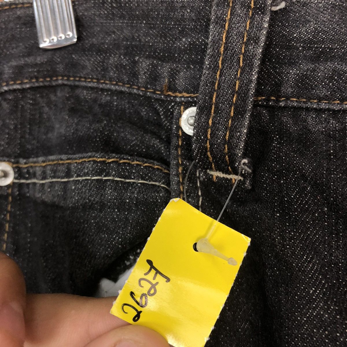 Japanese Brand Piko Black Multipocket Denim cargo Pants #2627DL Size US 32 / EU 48 - 8 Thumbnail