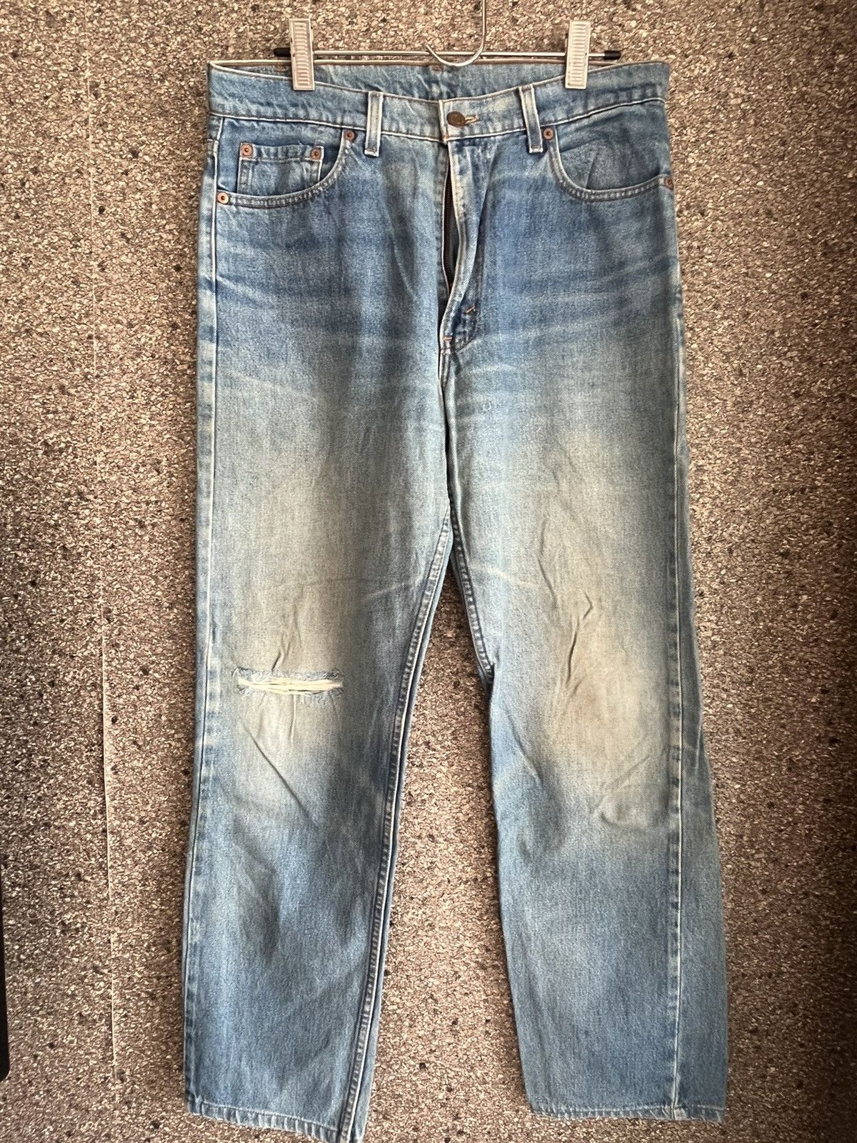 Image of Distressed Denim x Levis Ft51 in Denim, Men's (Size 34)