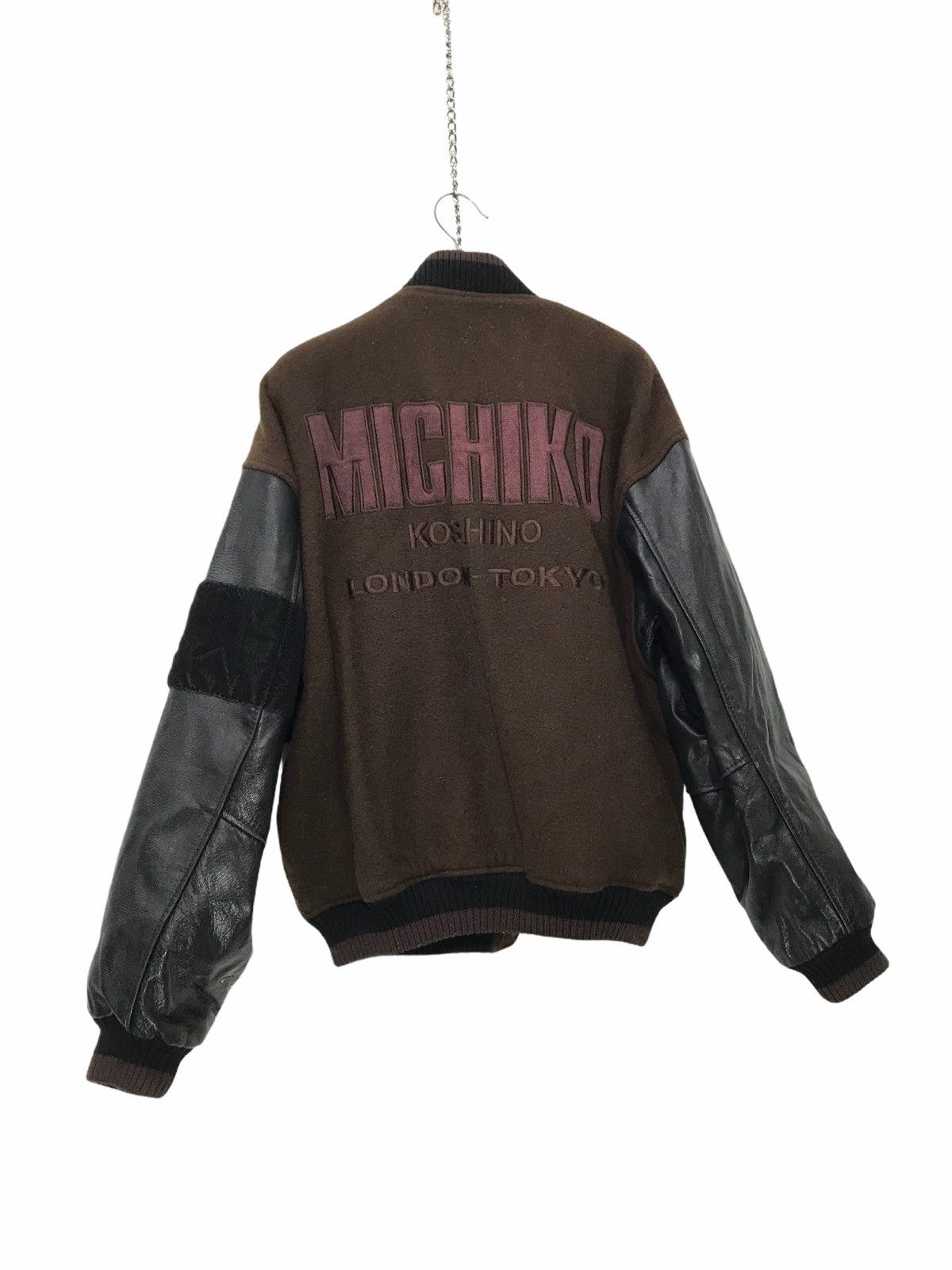 Michiko Koshino London 💖Vintage Michiko Koshino Varsity Jacket 2🟩0 Size US L / EU 52-54 / 3 - 1 Thumbnail