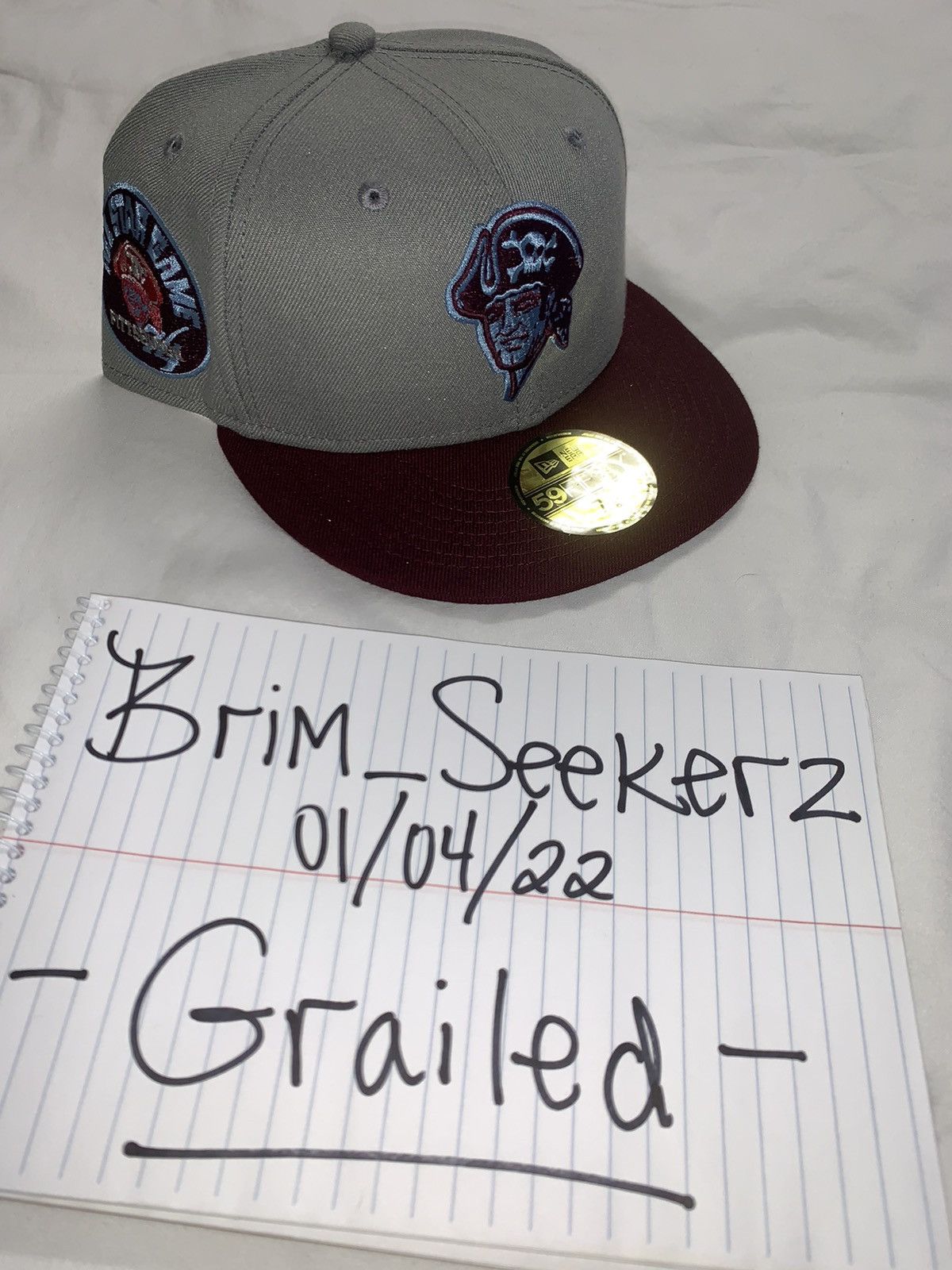 New Era Exclusive Pittsburgh Pirates Fitted Two Tone Icy Blue 7 3/8 Size ONE SIZE - 7 Thumbnail
