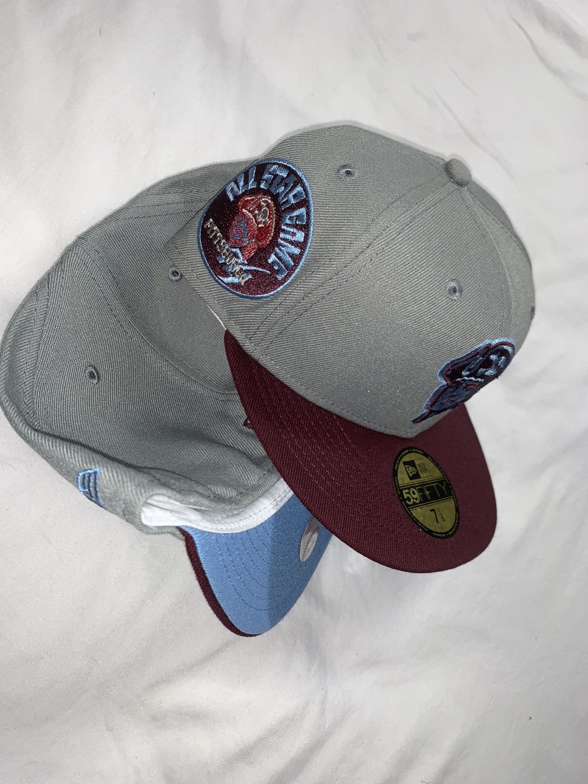 New Era Exclusive Pittsburgh Pirates Fitted Two Tone Icy Blue 7 3/8 Size ONE SIZE - 2 Thumbnail