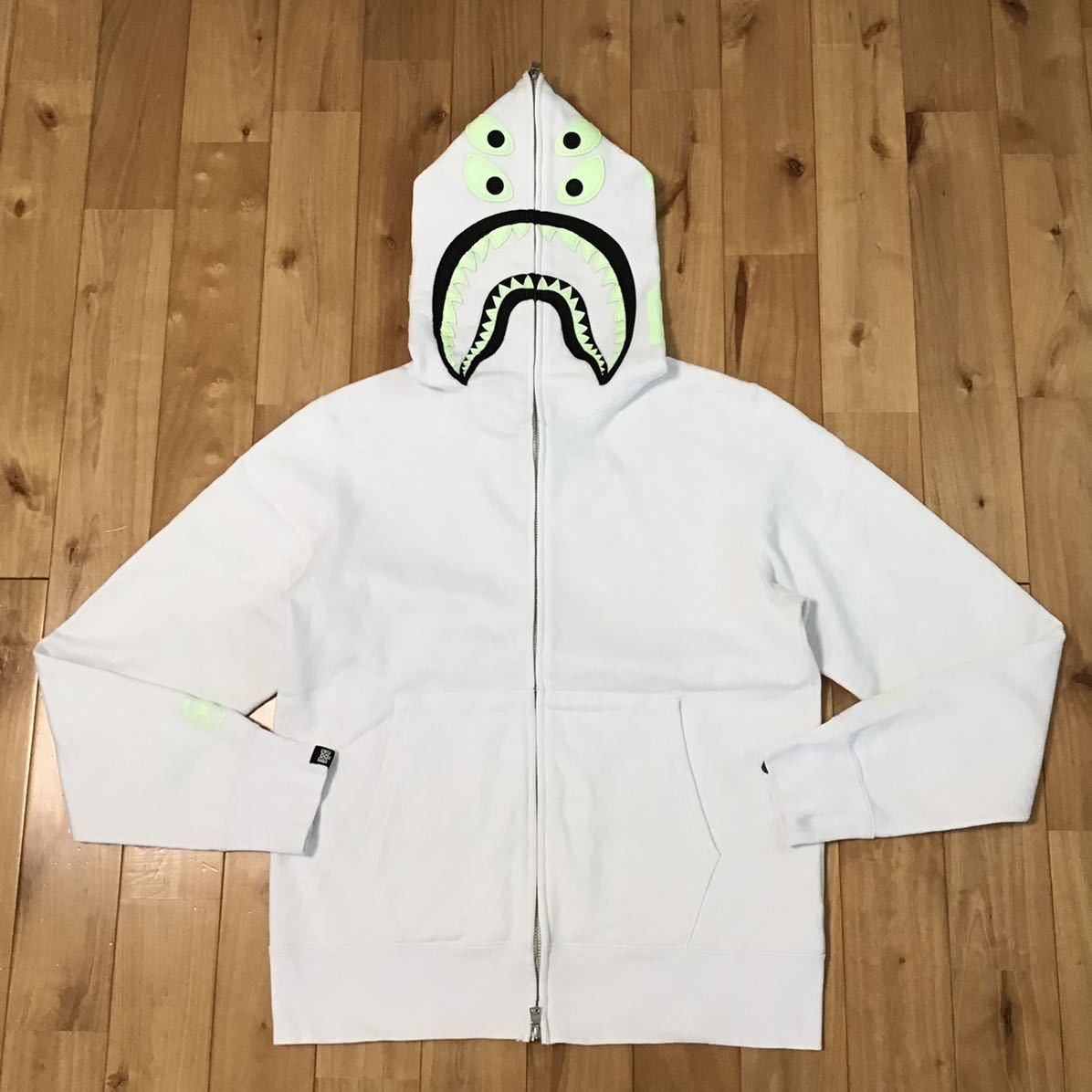 Bape × Bounty Hunter BAPE × BOUNTY HUNTER MAD Shark full zip hoodie ape Size US M / EU 48-50 / 2 - 2 Thumbnail
