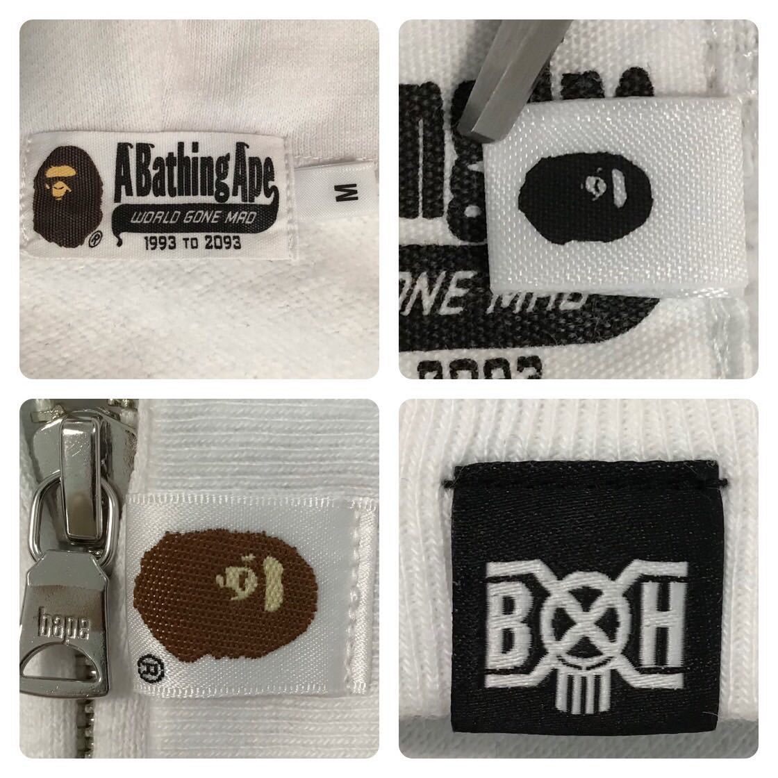 Bape × Bounty Hunter BAPE × BOUNTY HUNTER MAD Shark full zip hoodie ape Size US M / EU 48-50 / 2 - 9 Thumbnail