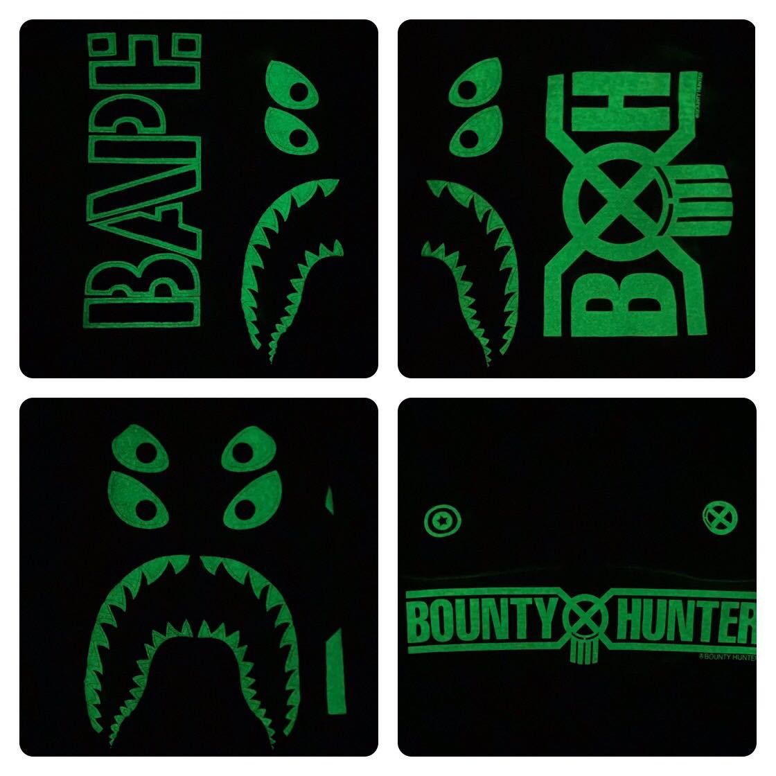 Bape × Bounty Hunter BAPE × BOUNTY HUNTER MAD Shark full zip hoodie ape Size US M / EU 48-50 / 2 - 8 Thumbnail