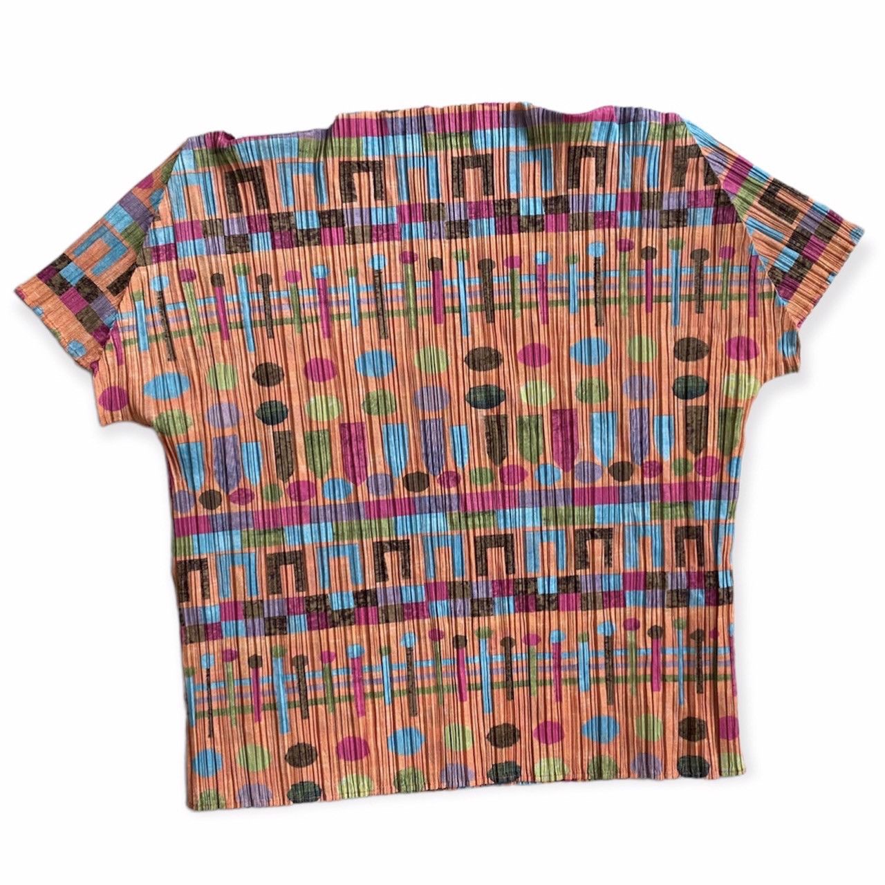 Issey Miyake Pleats Please Orange Native Top Size M / US 6-8 / IT 42-44 - 1 Thumbnail