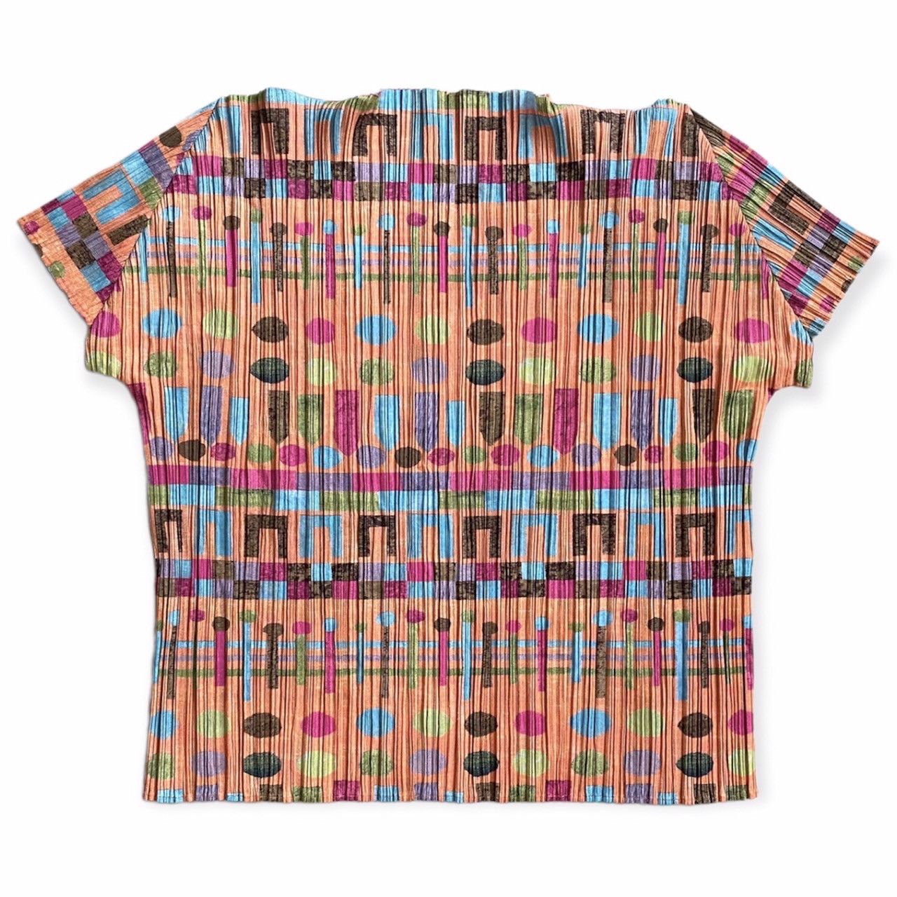 Issey Miyake Pleats Please Orange Native Top Size M / US 6-8 / IT 42-44 - 2 Thumbnail