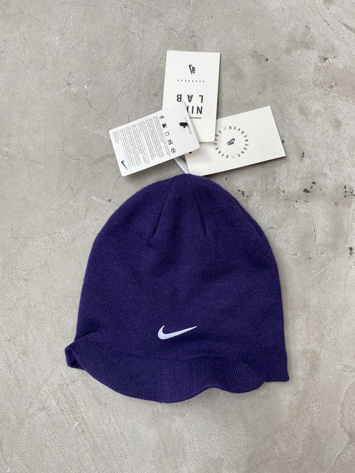 Nike Undercover Gyaksou Gira Beanie Hat Mustard/White