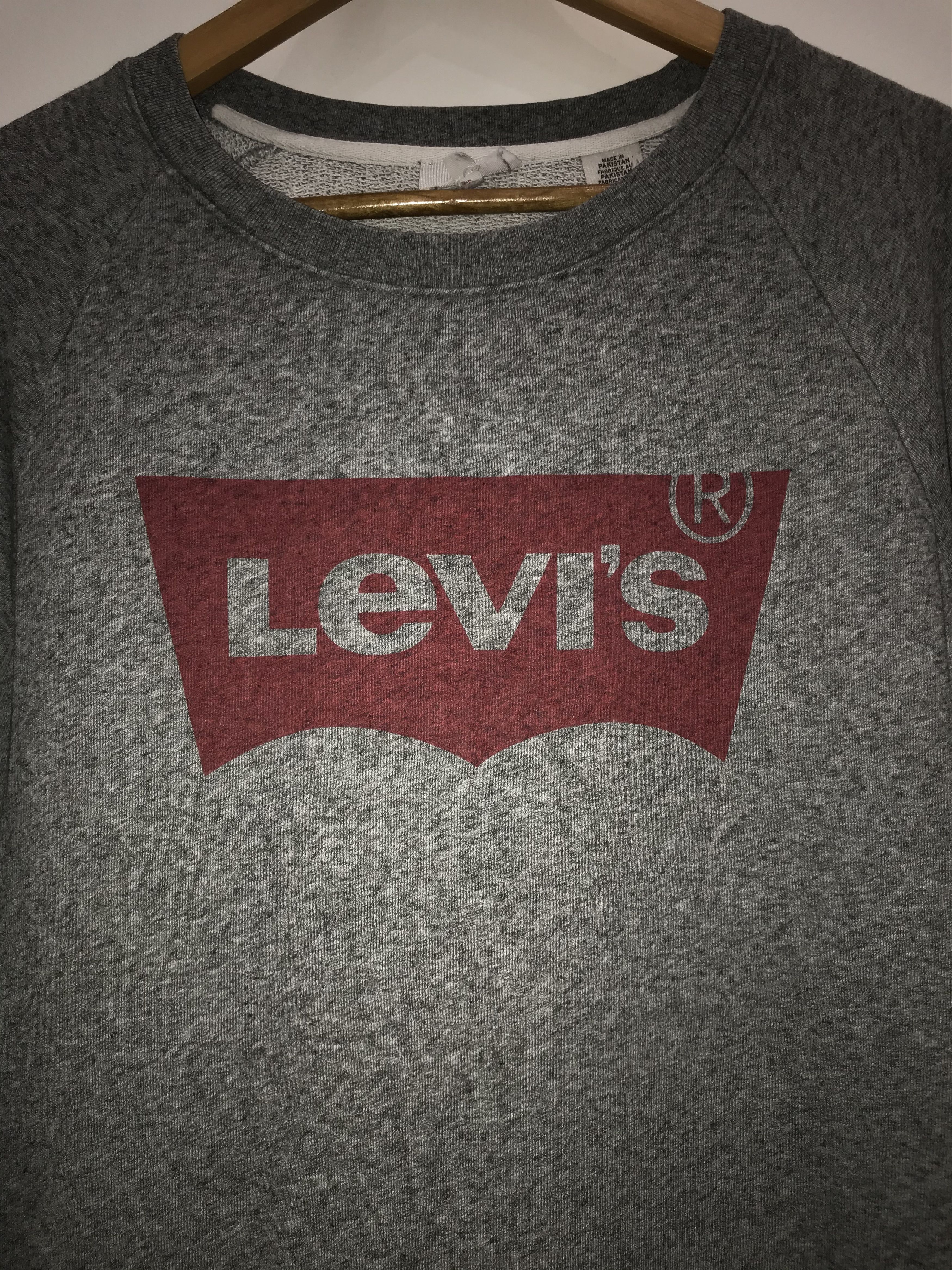 Levi's Levis Box Logo Sweatshirt Gray Size US M / EU 48-50 / 2 - 6 Thumbnail