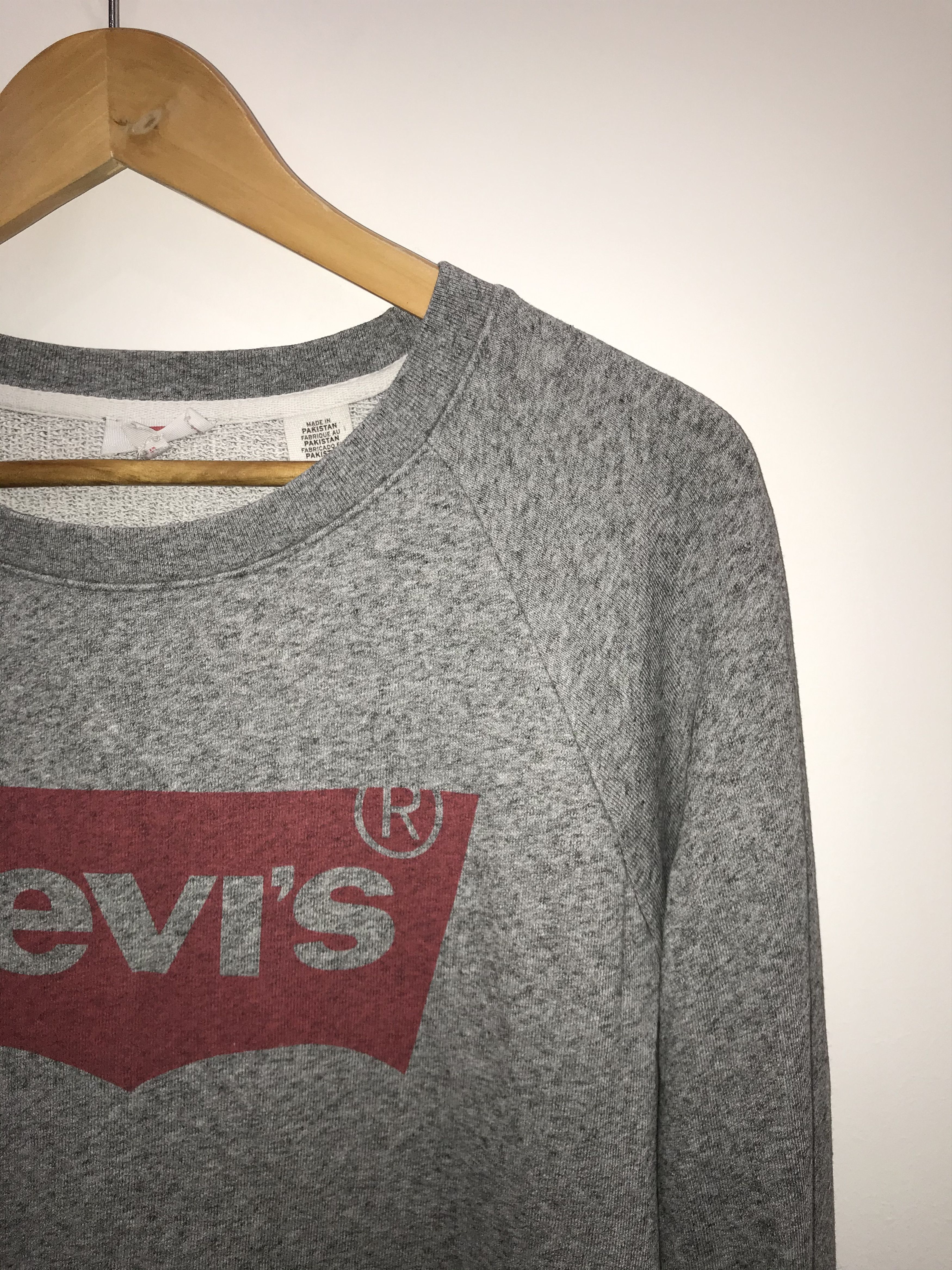 Levi's Levis Box Logo Sweatshirt Gray Size US M / EU 48-50 / 2 - 3 Thumbnail