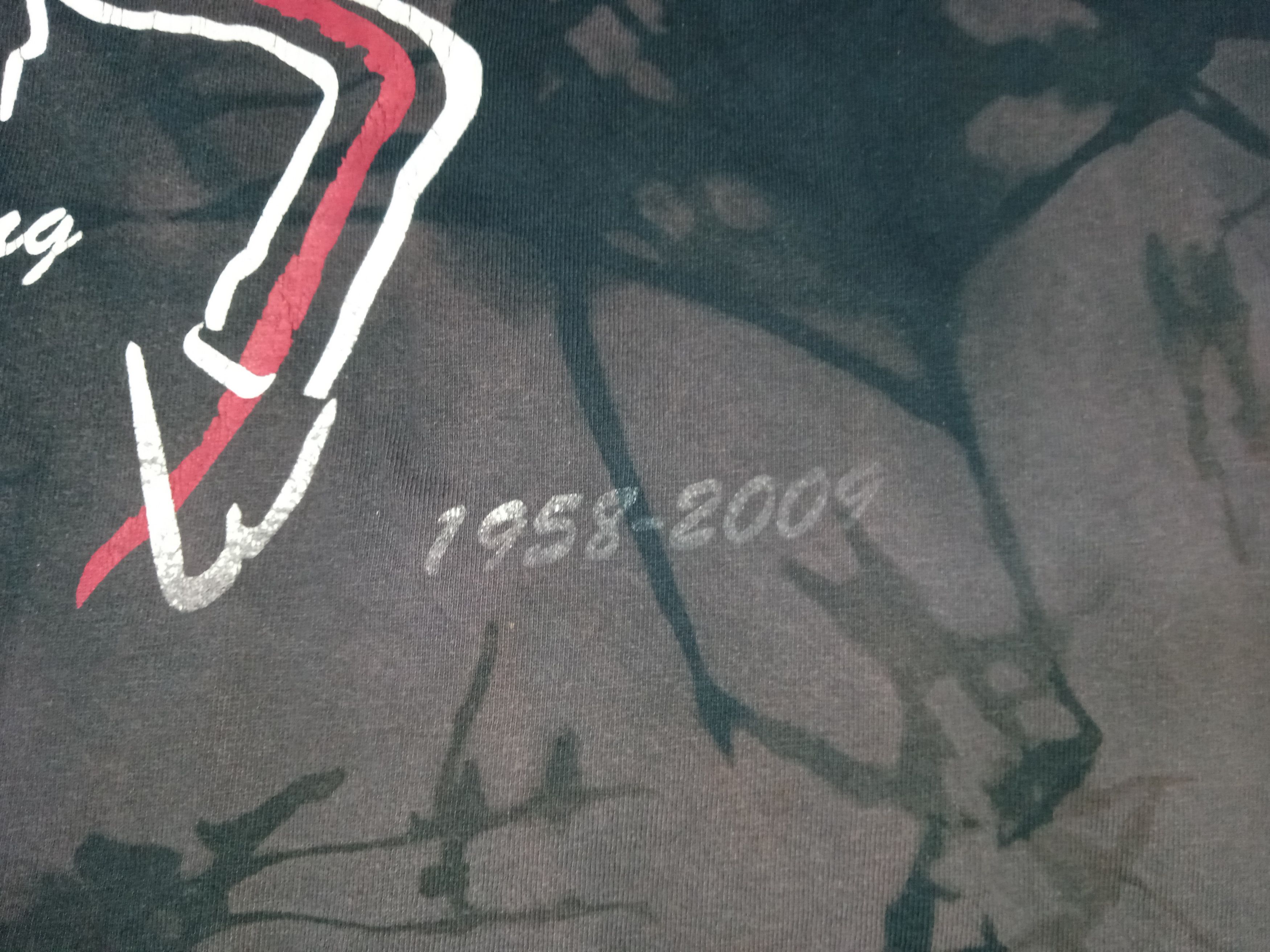 Band Tees × Vintage Michael Jackson Tribute T-Shirt Tie Dye Thrashed Size US L / EU 52-54 / 3 - 4 Thumbnail