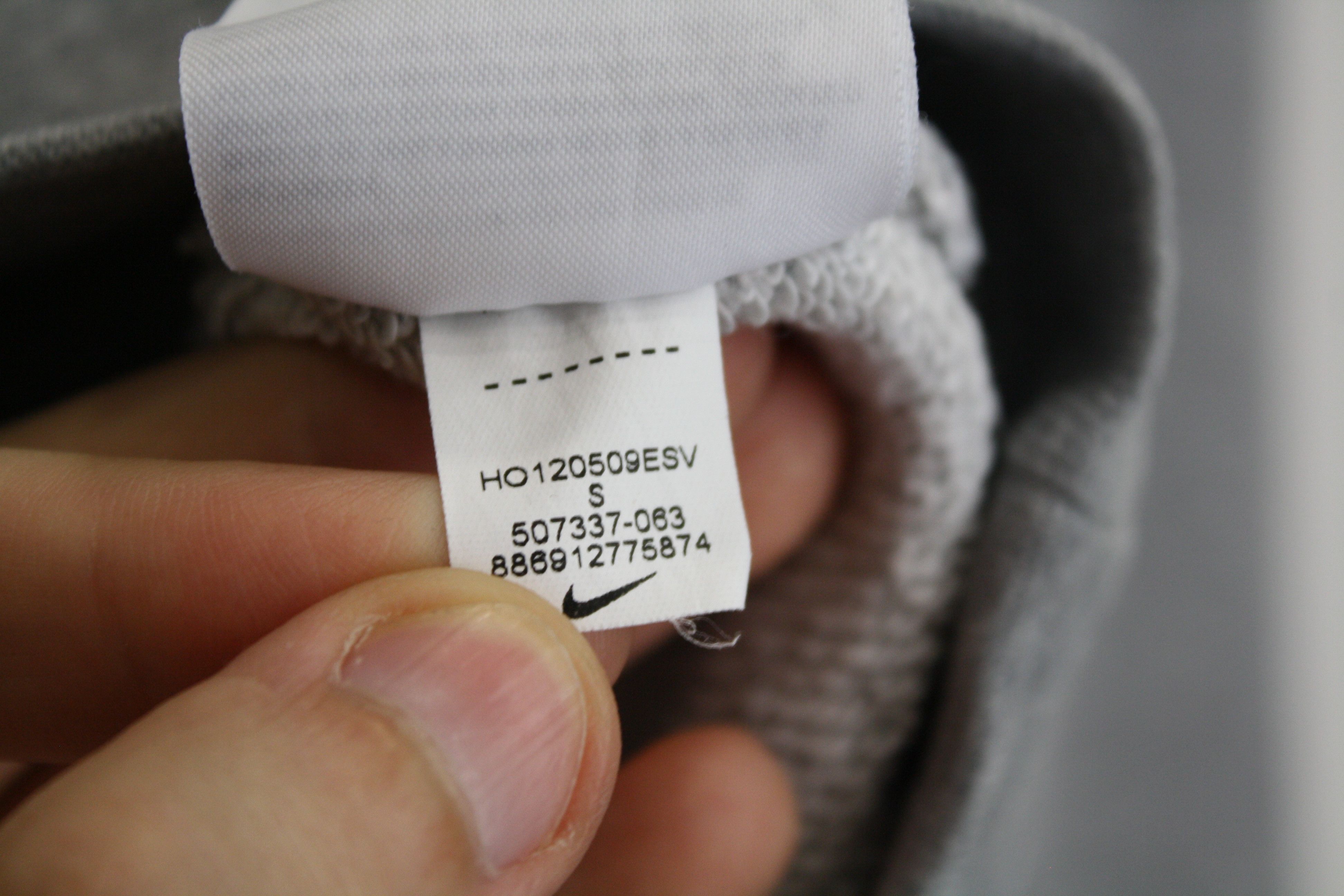 Nike Nike Grey Hoodie Monogram Sleeve Logo Size US S / EU 44-46 / 1 - 9 Thumbnail