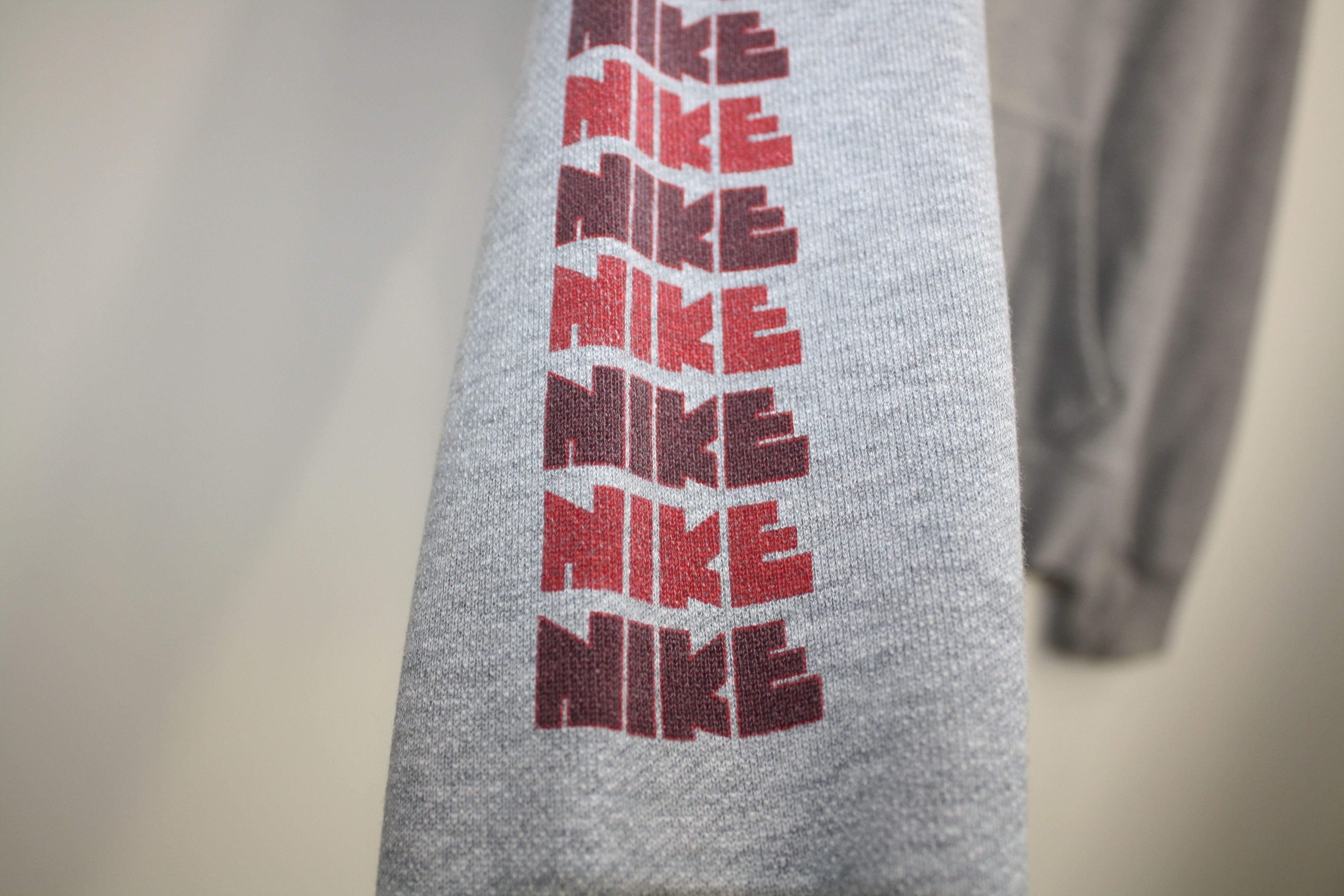 Nike Nike Grey Hoodie Monogram Sleeve Logo Size US S / EU 44-46 / 1 - 4 Thumbnail