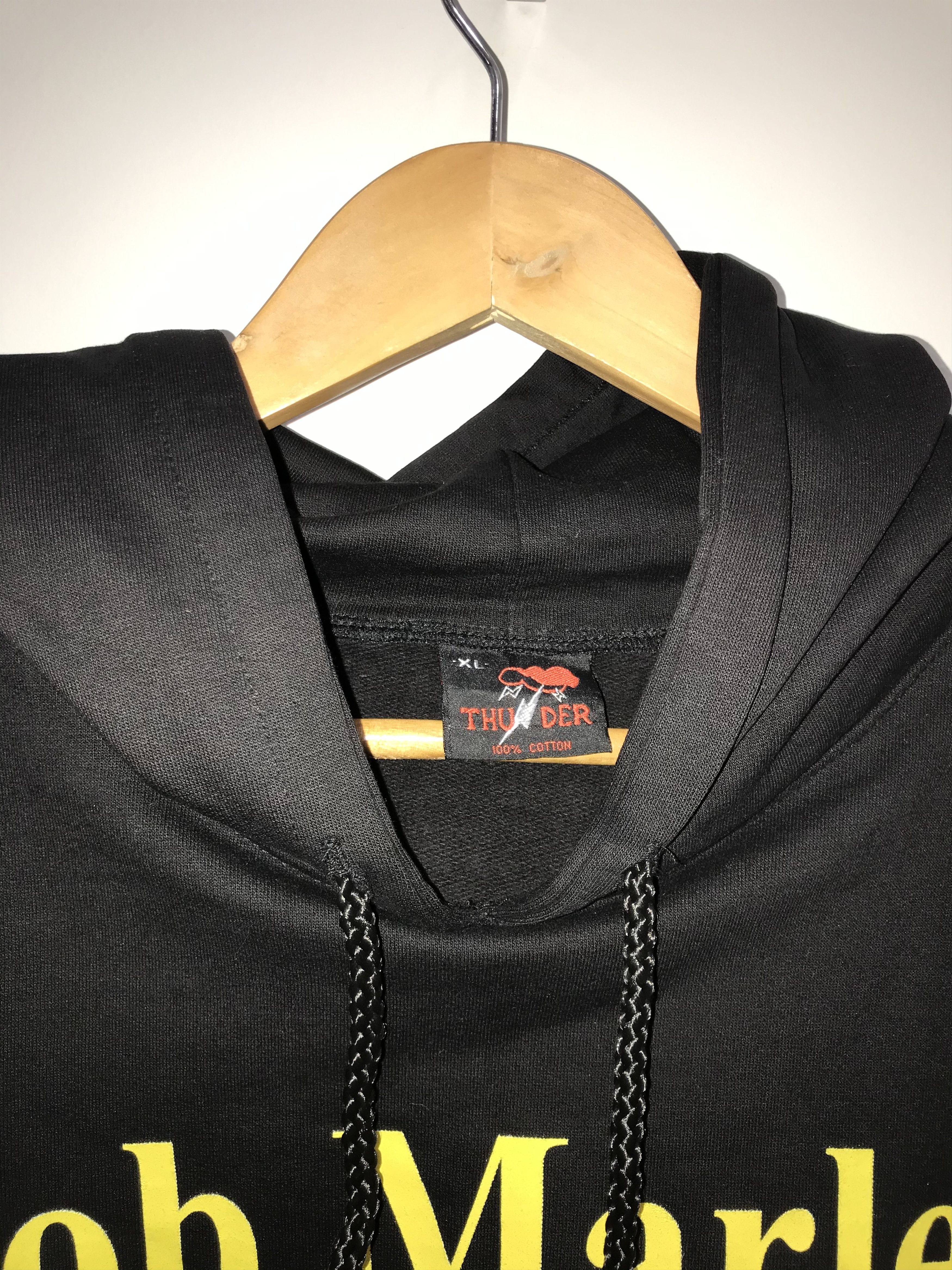 Bob Marley Vintage Bob Marley Hoodie Thunder 90s Size US XL / EU 56 / 4 - 8 Thumbnail