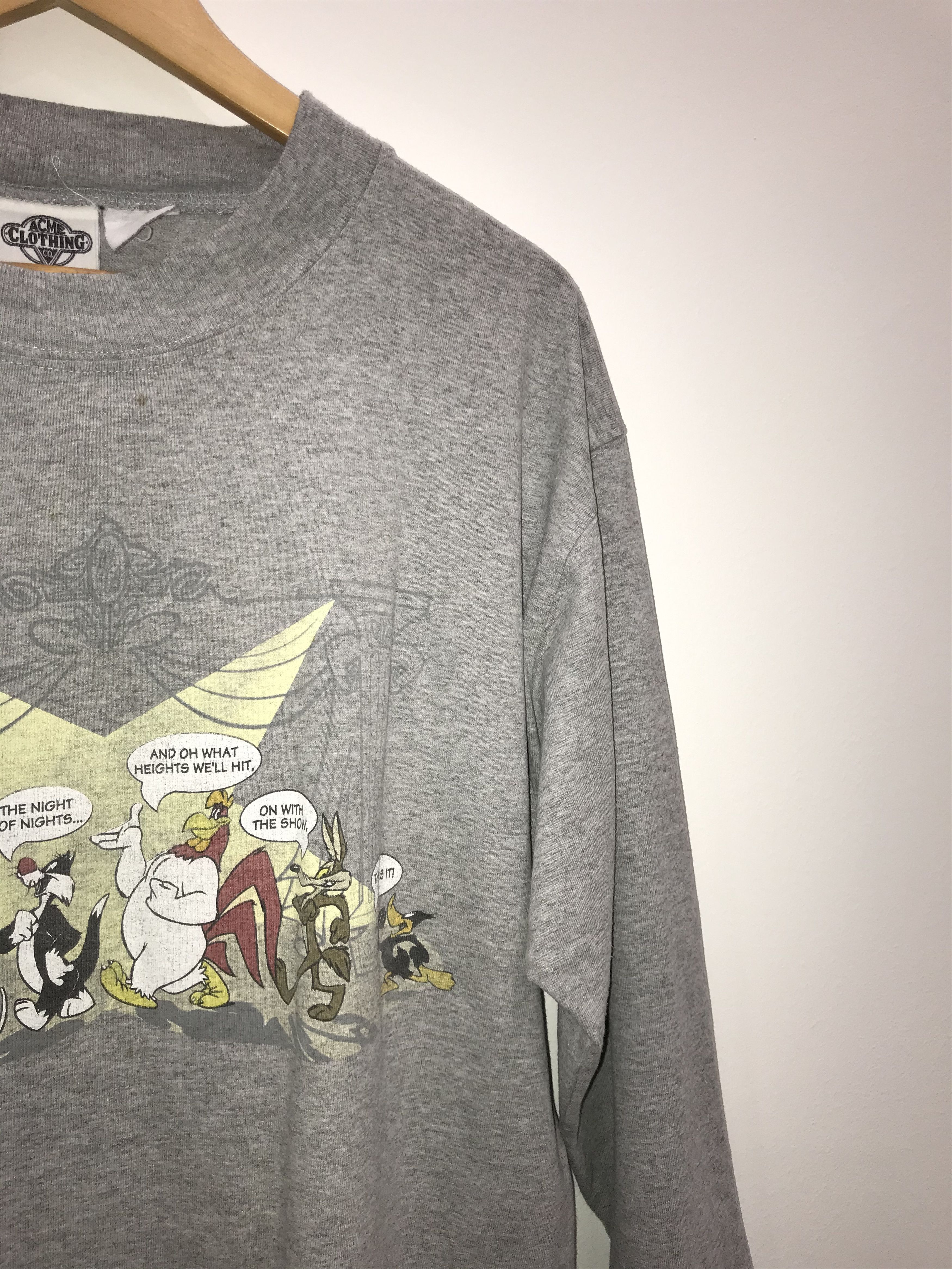 Disney Vintage Acme Clothing 1991 Warner Bros Disney Sweatshirt Size US L / EU 52-54 / 3 - 8 Thumbnail