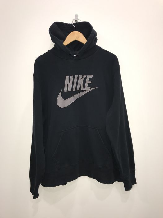 Nike Vintage Nike Big Logo Hoodie Navy | Grailed