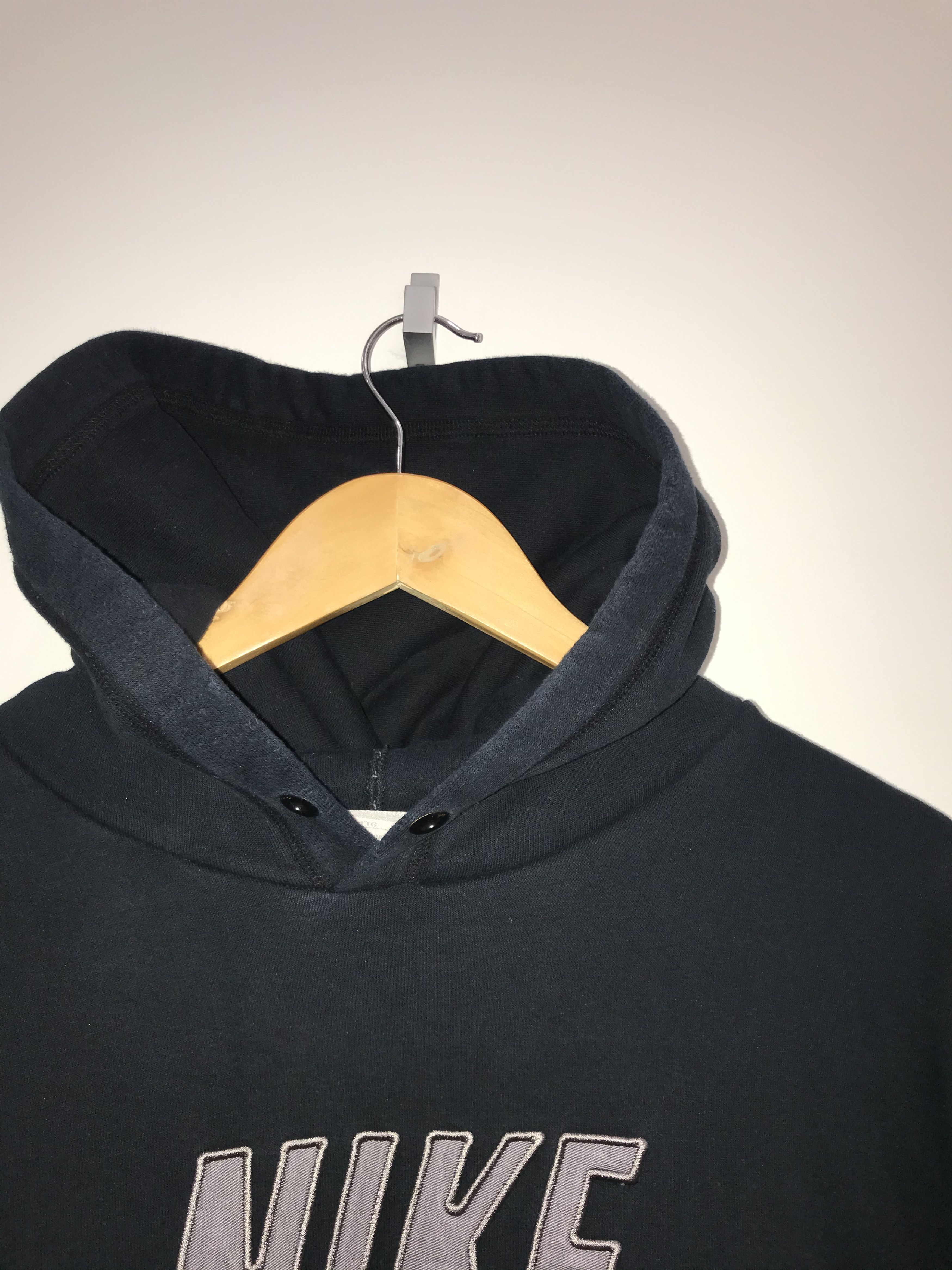 Nike Vintage Nike Big Logo Hoodie Navy Size US XXL / EU 58 / 5 - 2 Thumbnail