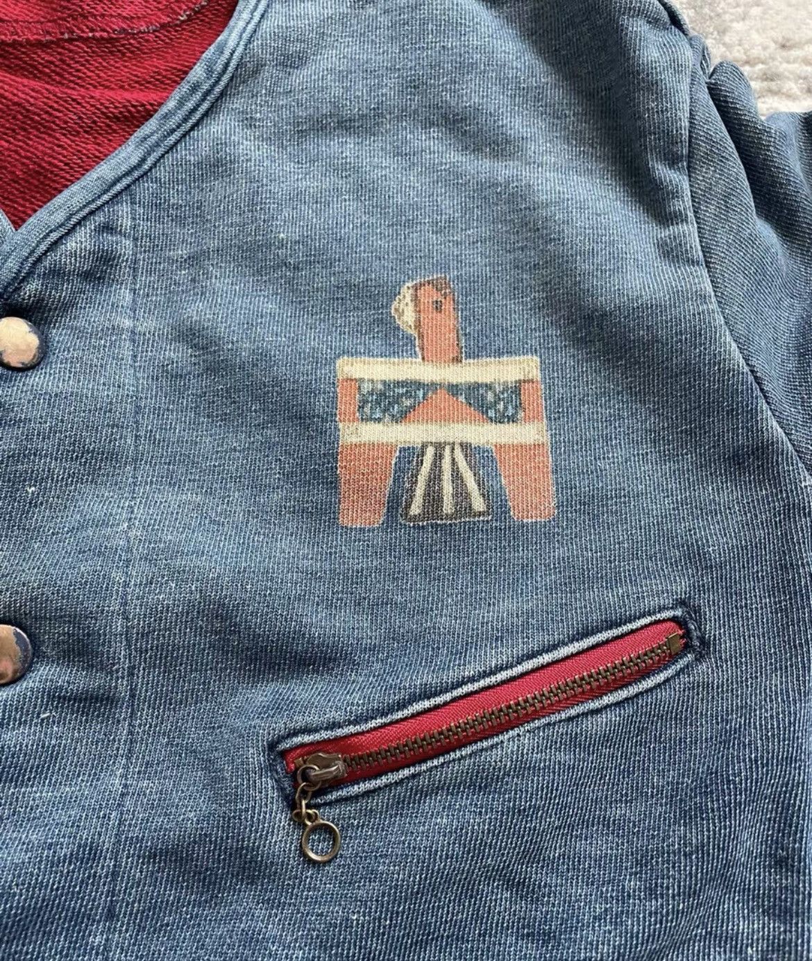 Kapital Kapital Vintage Denim Coat Size XS / US 0-2 / IT 36-38 - 3 Thumbnail