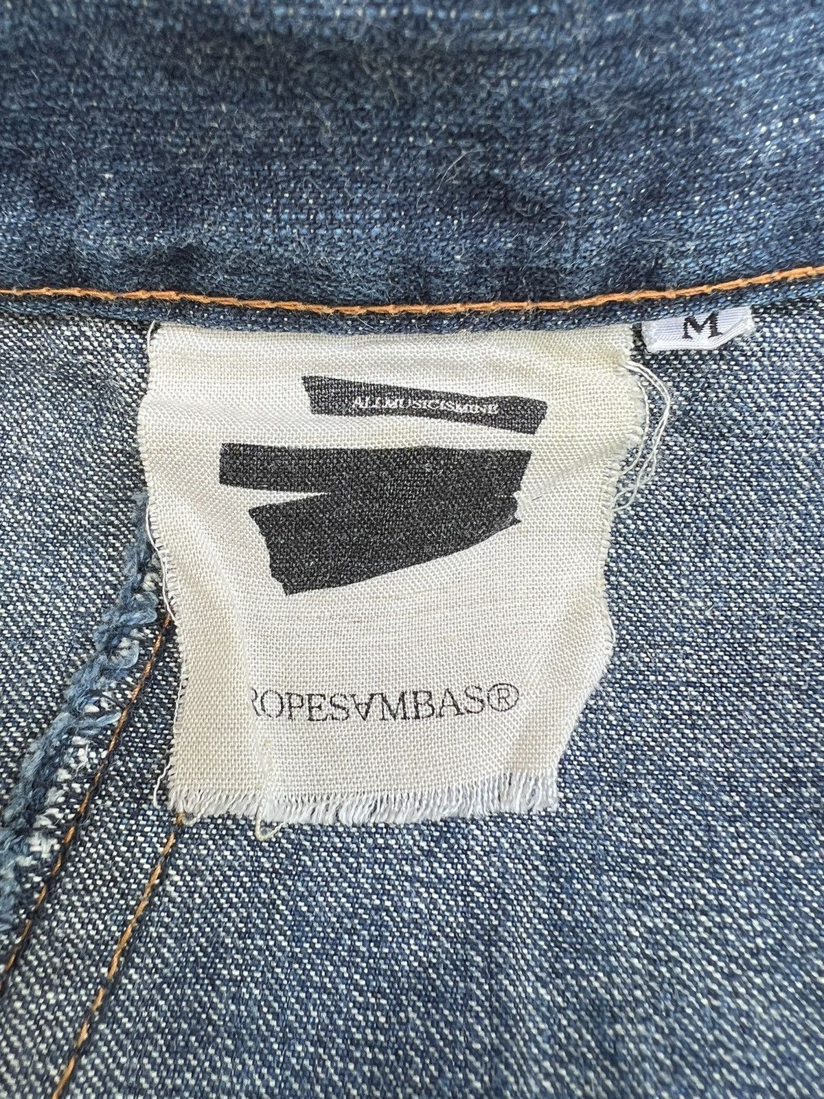 Vintage ROPESAMBAS Made in Japan All Music is Mine Denim Jeans Size US 31 - 16 Thumbnail