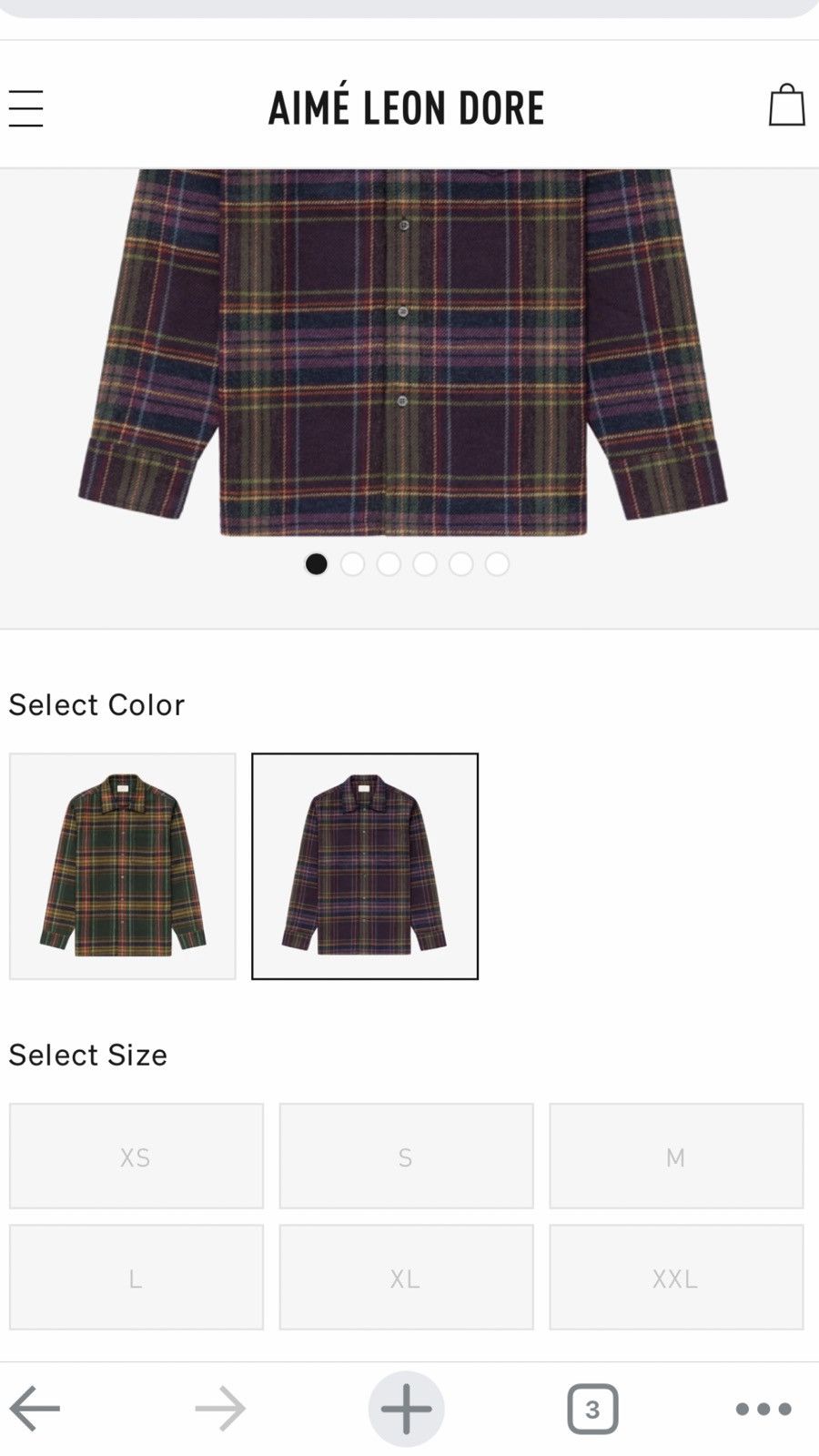 Aime Leon Dore Flannel Camp Collar Shirt - L Size US L / EU 52-54 / 3 - 10 Thumbnail