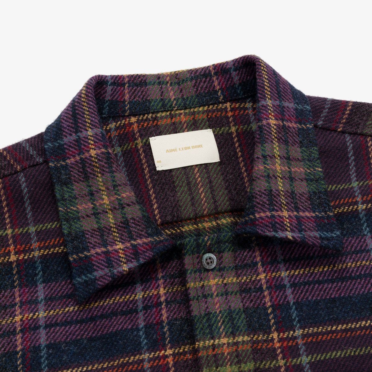 Aime Leon Dore Flannel Camp Collar Shirt - L Size US L / EU 52-54 / 3 - 3 Thumbnail