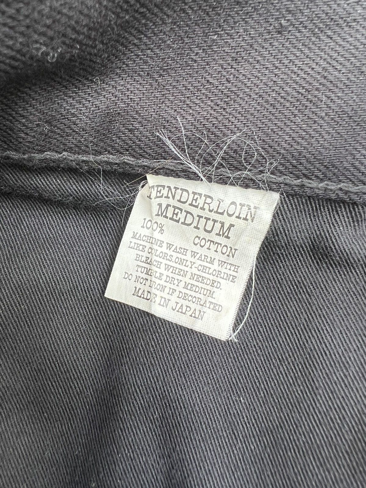 Tenderloin TENDERLOIN TEE RIDERS Japan Black Denim Size US 31 - 18 Thumbnail