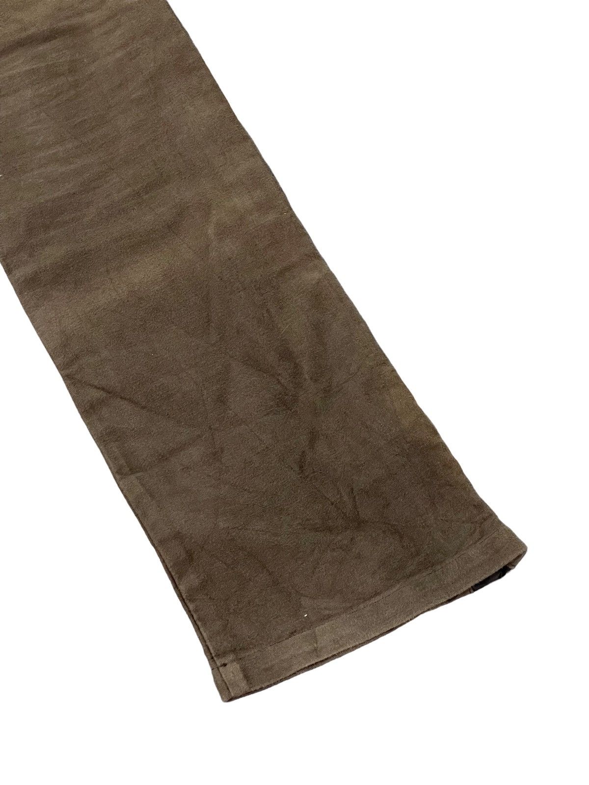 Katharine Hamnett London Flare Jeans Hamnett Moleskin Long Zipped Slim 4🟦4 Size US 31 - 14 Thumbnail