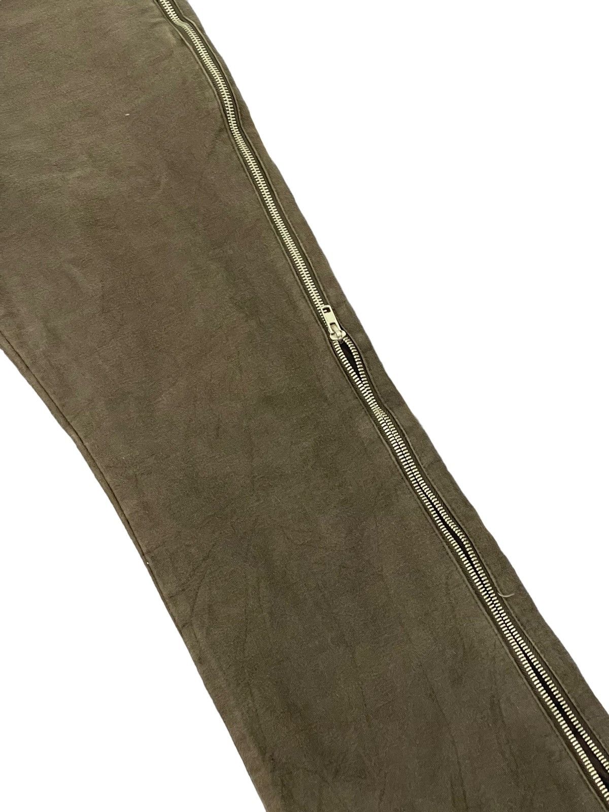 Katharine Hamnett London Flare Jeans Hamnett Moleskin Long Zipped Slim 4🟦4 Size US 31 - 8 Thumbnail