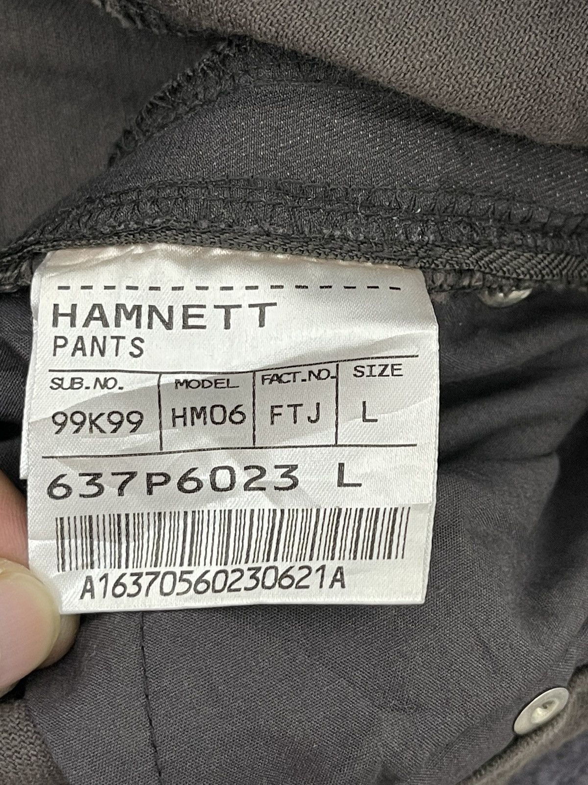 Katharine Hamnett London Flare Jeans Hamnett Moleskin Long Zipped Slim 4🟦4 Size US 31 - 19 Thumbnail