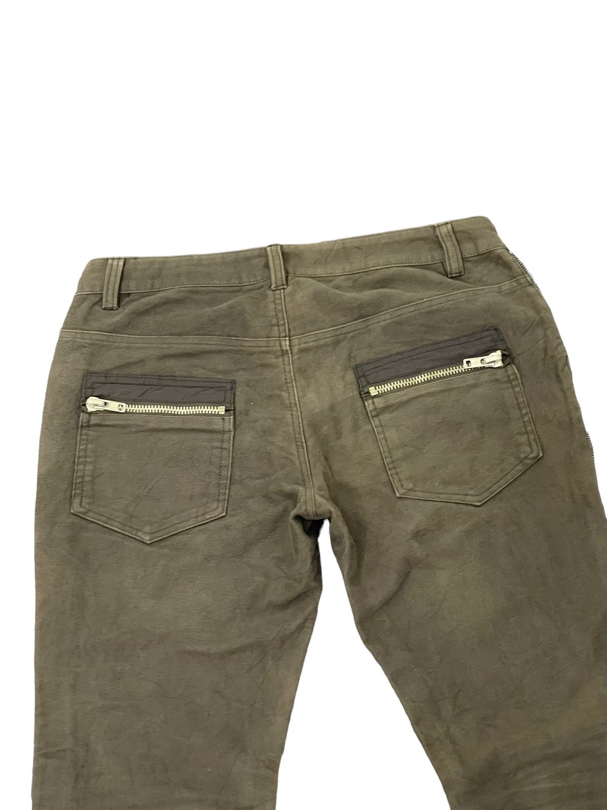 Katharine Hamnett London Flare Jeans Hamnett Moleskin Long Zipped Slim 4🟦4 Size US 31 - 18 Thumbnail