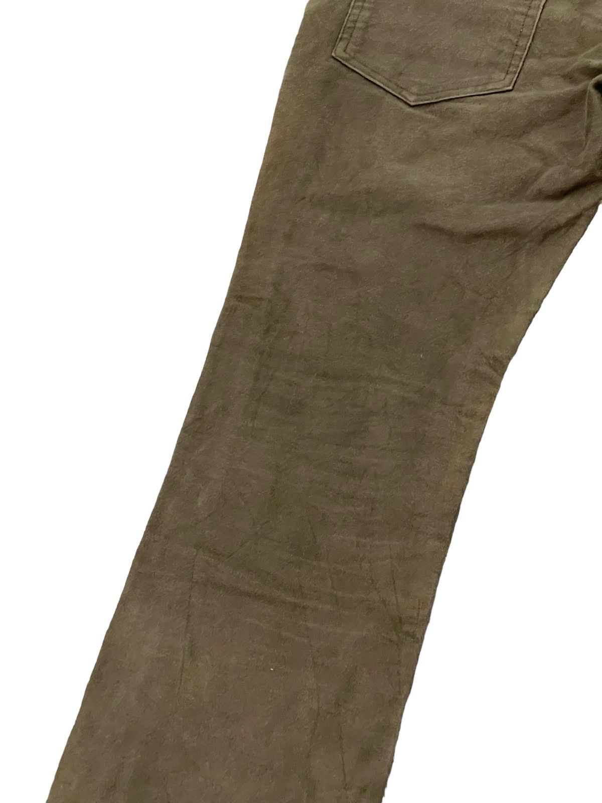 Katharine Hamnett London Flare Jeans Hamnett Moleskin Long Zipped Slim 4🟦4 Size US 31 - 16 Thumbnail