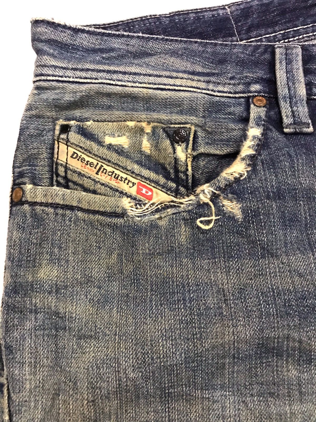 Diesel Rare 🔥 Diesel Distressed Denim Pants Italy Made Size US 36 / EU 52 - 5 Thumbnail