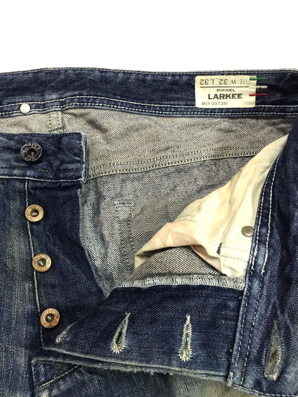 Diesel Rare 🔥 Diesel Distressed Denim Pants Italy Made Size US 36 / EU 52 - 6 Thumbnail