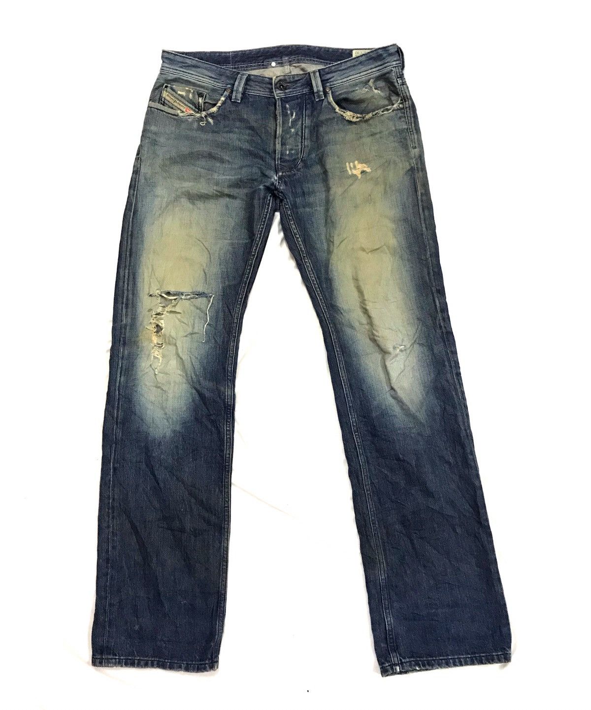 Diesel Rare 🔥 Diesel Distressed Denim Pants Italy Made Size US 36 / EU 52 - 1 Thumbnail