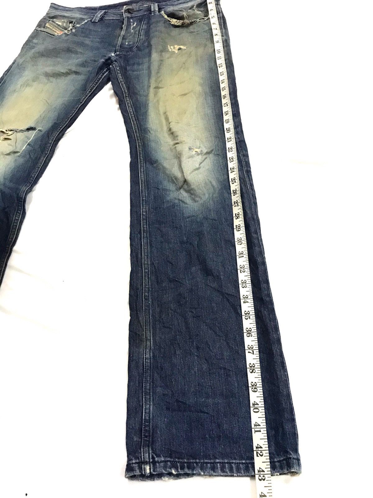 Diesel Rare 🔥 Diesel Distressed Denim Pants Italy Made Size US 36 / EU 52 - 10 Thumbnail