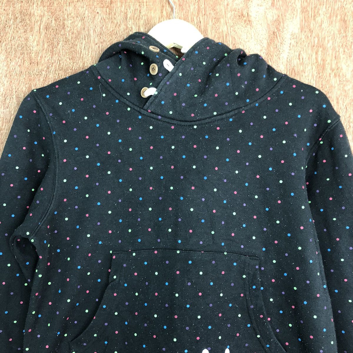 Japanese Brand UP SMile Black Hoodies like kapital #6013 Size US M / EU 48-50 / 2 - 8 Thumbnail