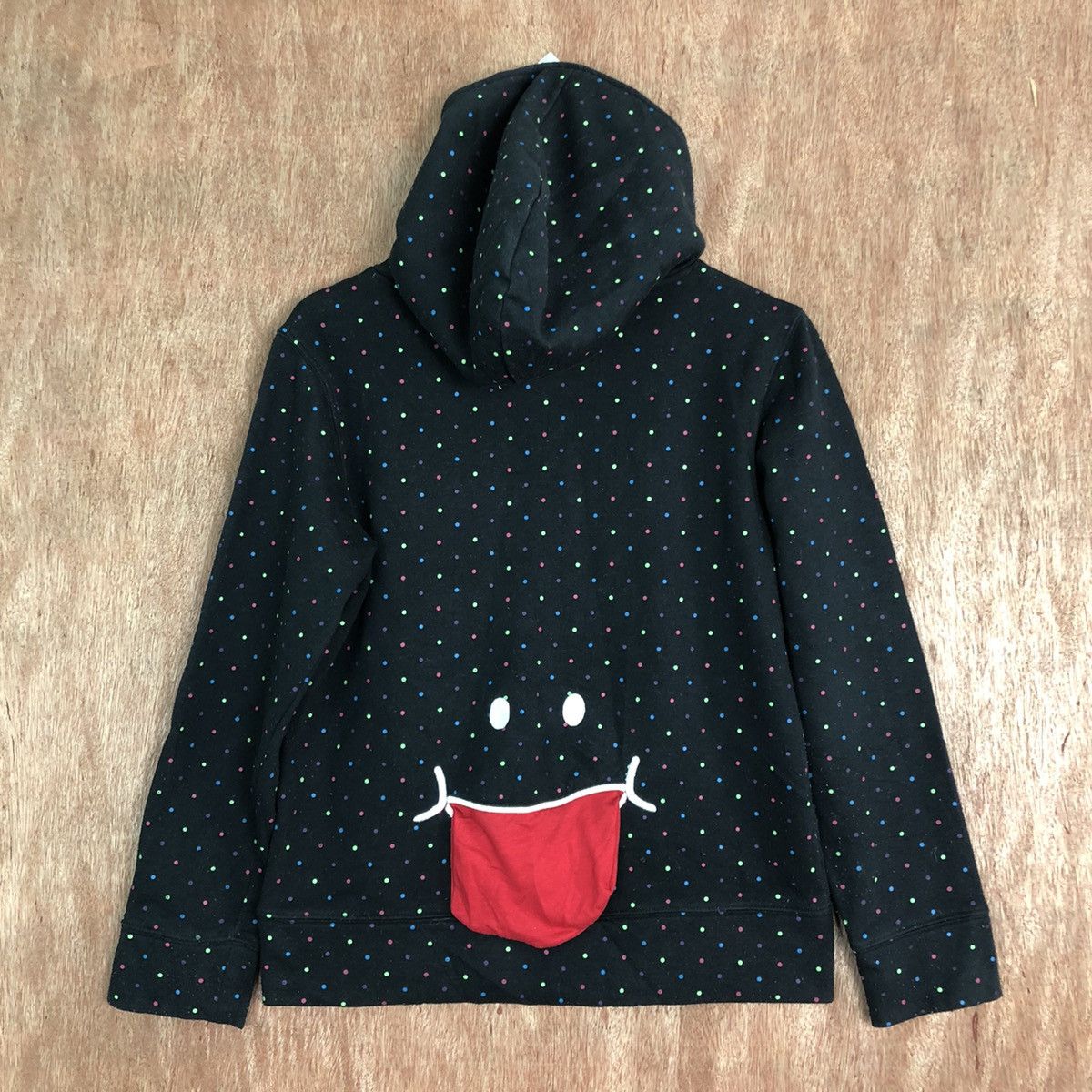 Japanese Brand UP SMile Black Hoodies like kapital #6013 Size US M / EU 48-50 / 2 - 12 Thumbnail