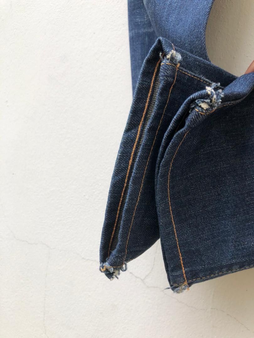 Japanese Brand × Levi's Vtg Japan LVC Levi’s 606 Big E Orange Tab Skinny Crop Denim Size US 29 - 15 Thumbnail