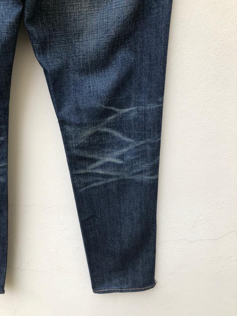 Japanese Brand × Levi's Vtg Japan LVC Levi’s 606 Big E Orange Tab Skinny Crop Denim Size US 29 - 13 Thumbnail