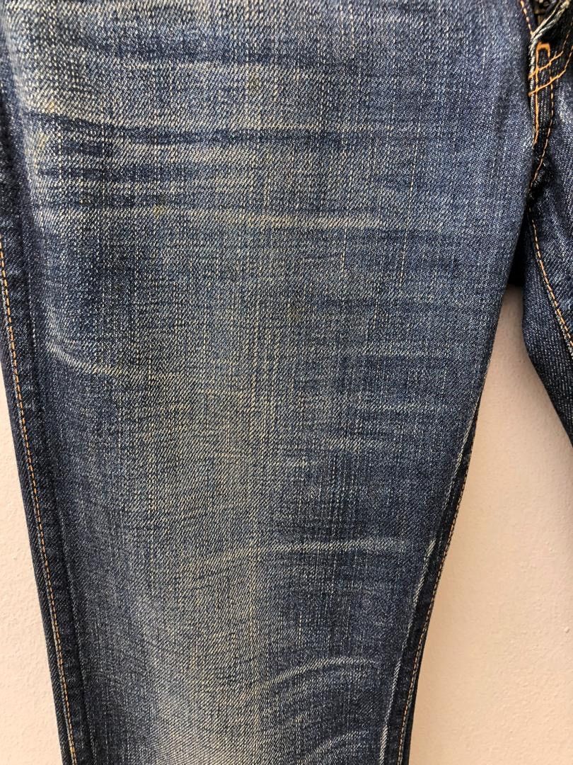 Japanese Brand × Levi's Vtg Japan LVC Levi’s 606 Big E Orange Tab Skinny Crop Denim Size US 29 - 6 Thumbnail