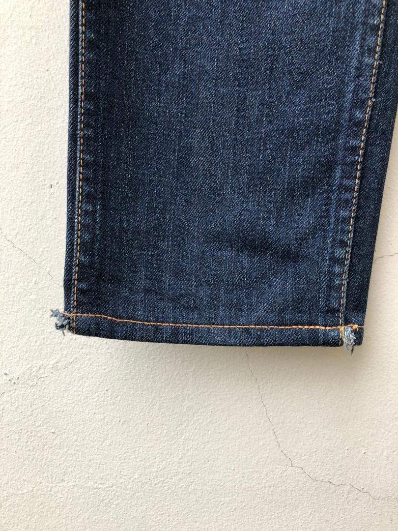 Japanese Brand × Levi's Vtg Japan LVC Levi’s 606 Big E Orange Tab Skinny Crop Denim Size US 29 - 7 Thumbnail