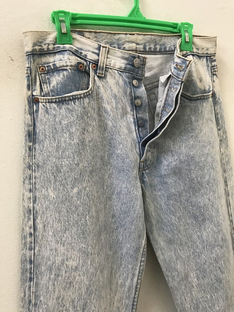 Levi's 90s Levi's 501 Acid Wash Denim Jeans Size US 32 / EU 48 - 8 Thumbnail