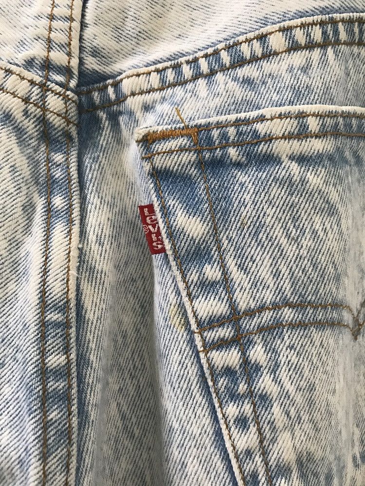 Levi's 90s Levi's 501 Acid Wash Denim Jeans Size US 32 / EU 48 - 11 Thumbnail