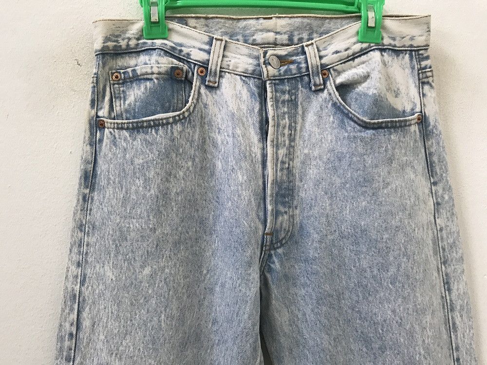 Levi's 90s Levi's 501 Acid Wash Denim Jeans Size US 32 / EU 48 - 2 Thumbnail