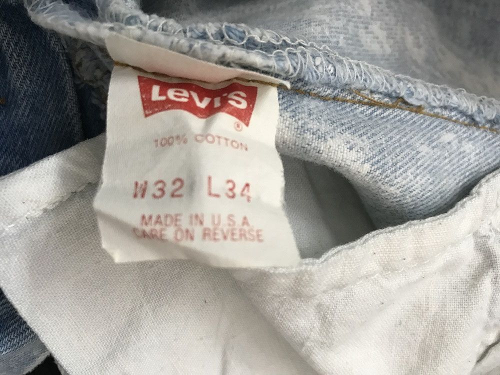 Levi's 90s Levi's 501 Acid Wash Denim Jeans Size US 32 / EU 48 - 18 Thumbnail